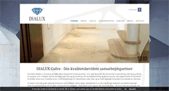Desktop Screenshot of dialuxgulve.dk