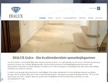Tablet Screenshot of dialuxgulve.dk